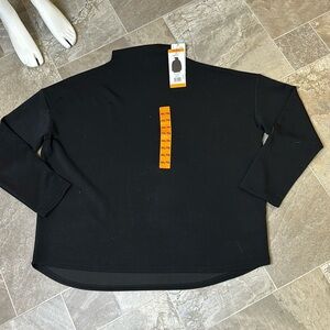 Up! Black crew neck brand new with tags 
Long sleeve Shirt soft, warm Tencel